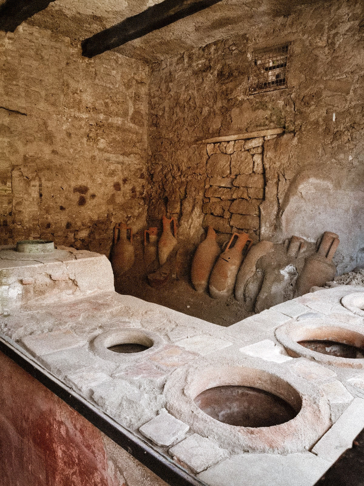 Các món nướng như cá, thịt gia súc được người Pompeii đặt trực tiếp lên trên than nóng đỏ rực để chế biến thành món ăn hấp dẫn.