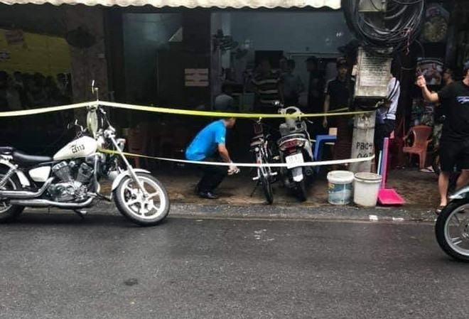 Khach nam bi ban guc khi dang ngoi uong nuoc tai Hai Phong