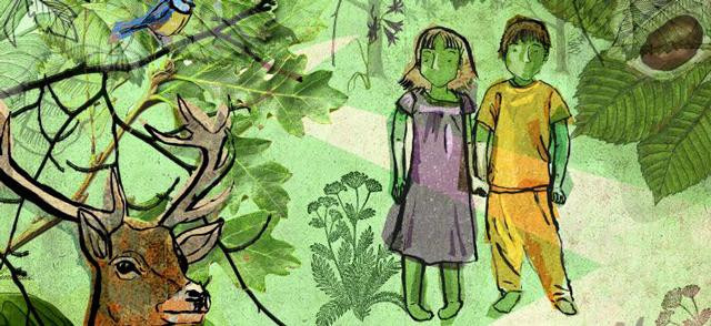 Về sau, hai đứa trẻ được một người giàu có tên là Richard de Calne mang về nuôi dưỡng. Ban đầu, những đứa trẻ không ăn uống gì dù được cho rất nhiều món ăn ngon. Đến khi người dân thu hoạch đậu, hai đứa trẻ ăn chúng một cách ngon lành.