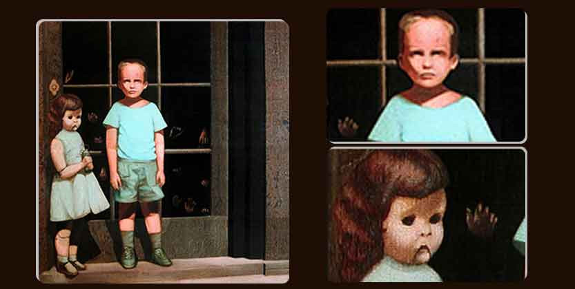 Không những vậy, nếu người nào nhìn vào bức tranh quá lâu thì sẽ cảm thấy mệt mỏi, đau đầu.