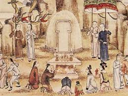 Trong một số trường hợp, người xưa đặt một đồng xu lên mắt của người chết giúp đôi mắt của họ nhắm lại.