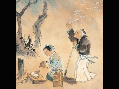 Nguyên do là bởi người xưa quan niệm nếu một người chết không nhắm mắt thì họ sẽ tìm kiếm một ai đó đi cùng họ sang thế giới bên kia.