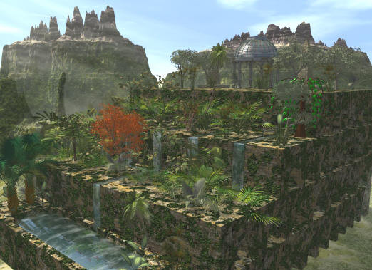 Nhà vua Nebuchadnezzar (trị vì trong khoảng thời gian từ 605 - 562 trước Công nguyên) của vương quốc Babylon đã cho xây dựng khu vườn tuyệt đẹp trên để tặng cho vợ là hoàng hậu Amytis.