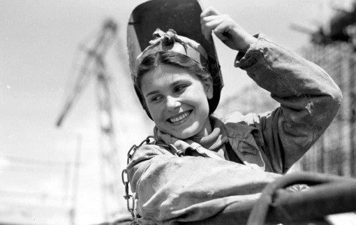 Nụ cười rạng rỡ của một cô gái Nga.