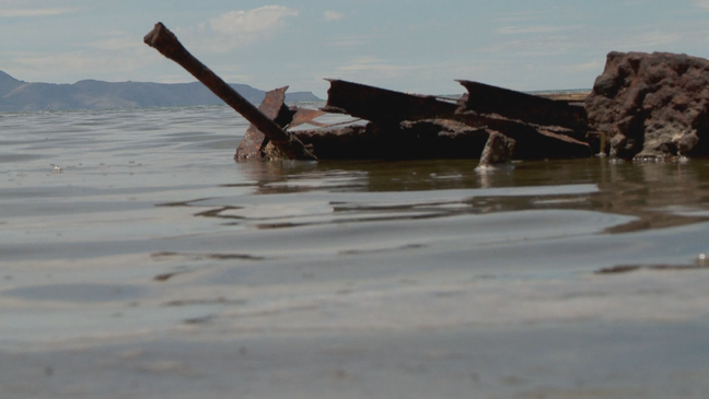 Cuối tuần qua, một cơn bão với tốc độ gió 80 km/h làm lộ xác tàu bị vùi lấp 120 năm.