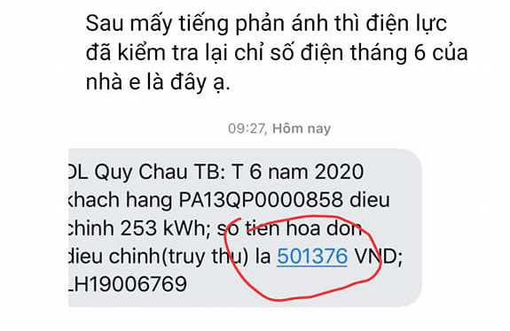 Dung 500.000 dong, ho dan nhan hoa don tien dien hon 16 trieu