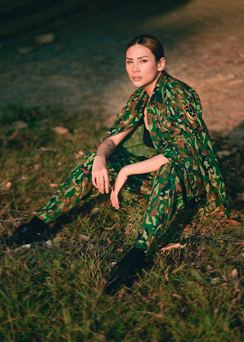 Bộ ảnh của Võ Hoàng Yến được thực hiện vào một buổi chiều đầy nắng.