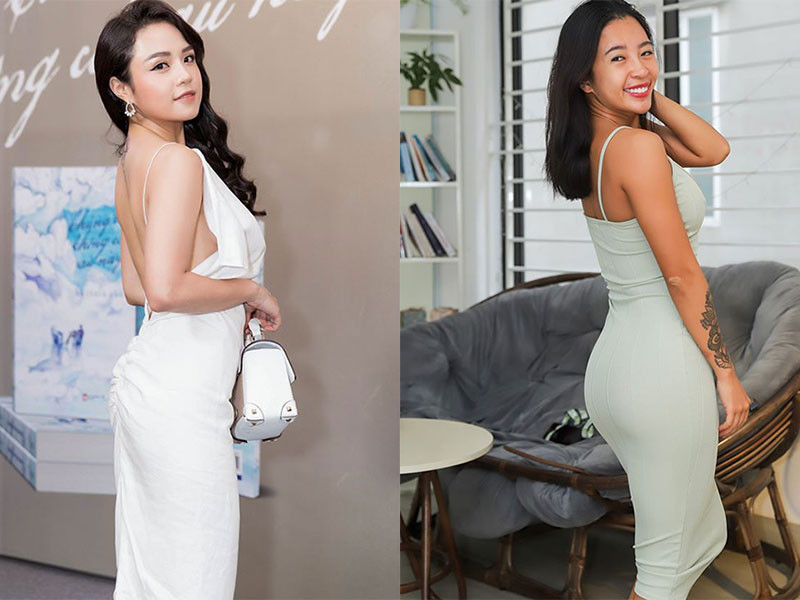 Thái Trinh bằng tuổi với Hana Giang Anh (cùng sinh năm 1993) song được nhận xét trẻ hơn. Trong khi đó, vì Hana Giang Anh là huấn luyện viên thể dục thể hình nên có body săn chắc hơn tình cũ Quang Đăng.