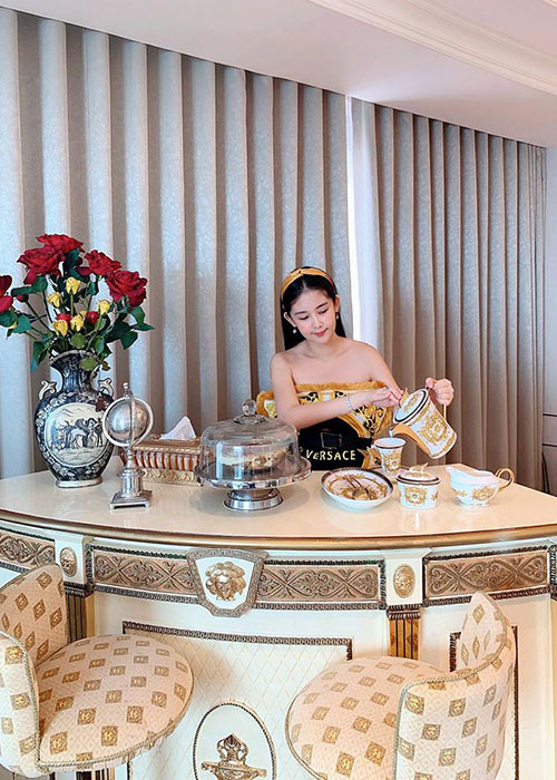 Hiện tại, chân dài sinh năm 1995 vẫn kín tiếng về chuyện tình cảm.