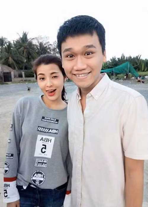 Ngoài đời, Xuân Nghị từng hẹn hò Tường Vy. Nam diễn viên cho biết họ đã có tình cảm với nhau được vài tháng trước khi tham gia gameshow Love house. Ảnh: Khám phá