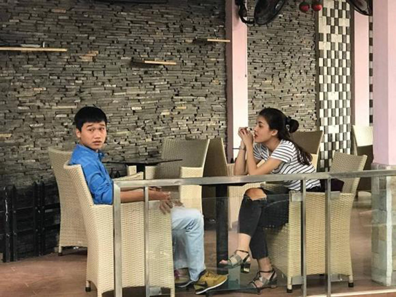 Tường Vy và Xuân Nghị là cặp đôi bí ẩn của Love house. Ảnh: Khám phá