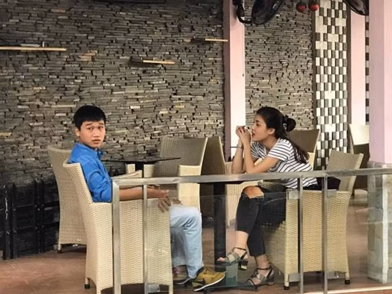 Tường Vy và Xuân Nghị là cặp đôi bí ẩn của Love house. Ảnh: Khám phá