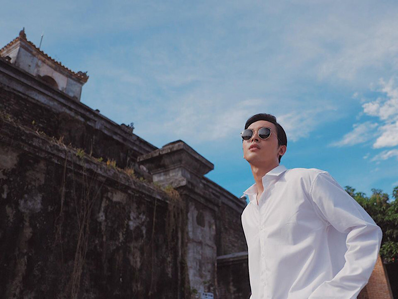 Ngoại hình là lợi thế của Công Dương khi theo đuổi sự nghiệp diễn xuất.