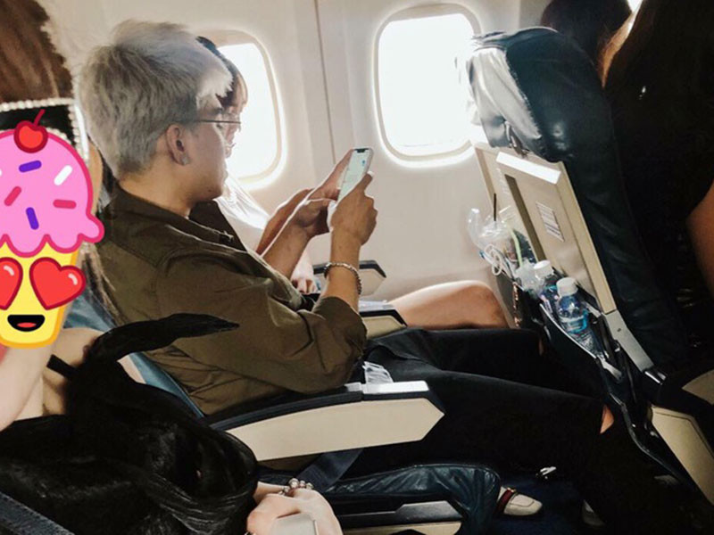 Một cư dân mạng từng đăng hình ảnh Chi Dân - Lan Ngọc chụp trên chuyến bay từ TP.HCM đi Côn Đảo.