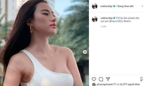 Ông bầu gốc Nam Định và Hà Vi Vi từng cùng sang Italy dự tuần lễ thời trang vào tháng 2/2020.