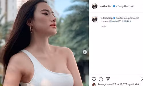 Ông bầu gốc Nam Định và Hà Vi Vi từng cùng sang Italy dự tuần lễ thời trang vào tháng 2/2020.