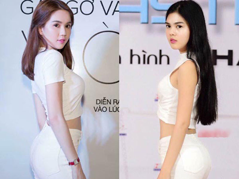 Tuy nhiên, người đẹp gốc Cần Thơ phủ nhận bắt chước đàn chị đến từ Trà Vinh. Ảnh: Khám phá