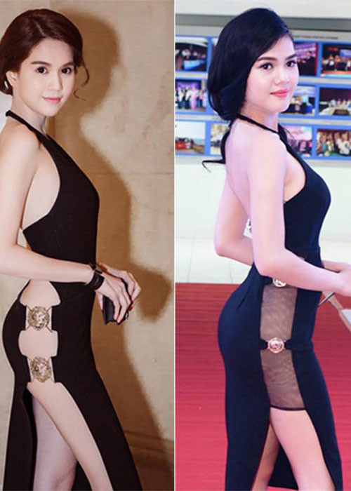 Lê Ngọc Trinh cho biết, cô bản thân may mắn khi sở hữu vẻ ngoài giống "nữ hoàng nội y". Ảnh: Khám phá