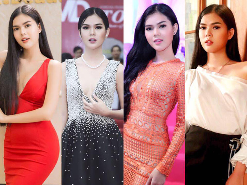 Bản sao của "nữ hoàng nội y" Ngọc Trinh từng tham gia Hoa hậu Hoàn vũ Việt Nam 2017 nhưng dừng chân khá sớm.