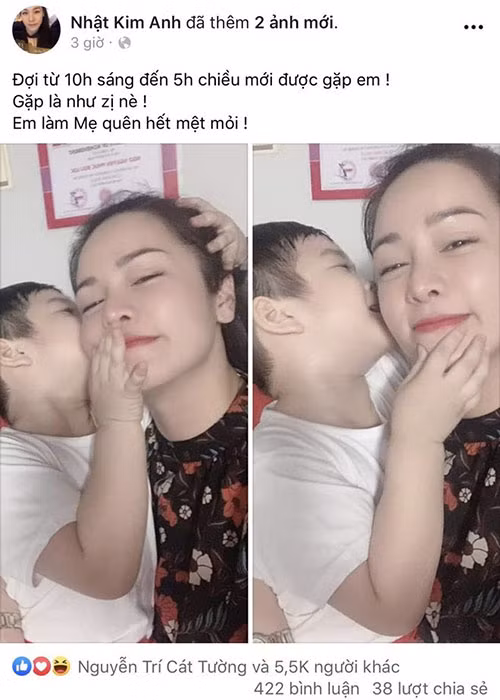 Người hâm mộ hy vọng cuộc chiến giành con giữa Nhật Kim Anh và chồng cũ sớm kết thúc. Có lẽ, nữ diễn viên hay chồng cũ nuôi con ai cũng sẽ chăm sóc cho bé Bửu Long một cách tốt nhất.