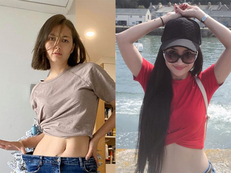 Ngọc Lan và Quỳnh Lam không kém cạnh nhau về vóc dáng.