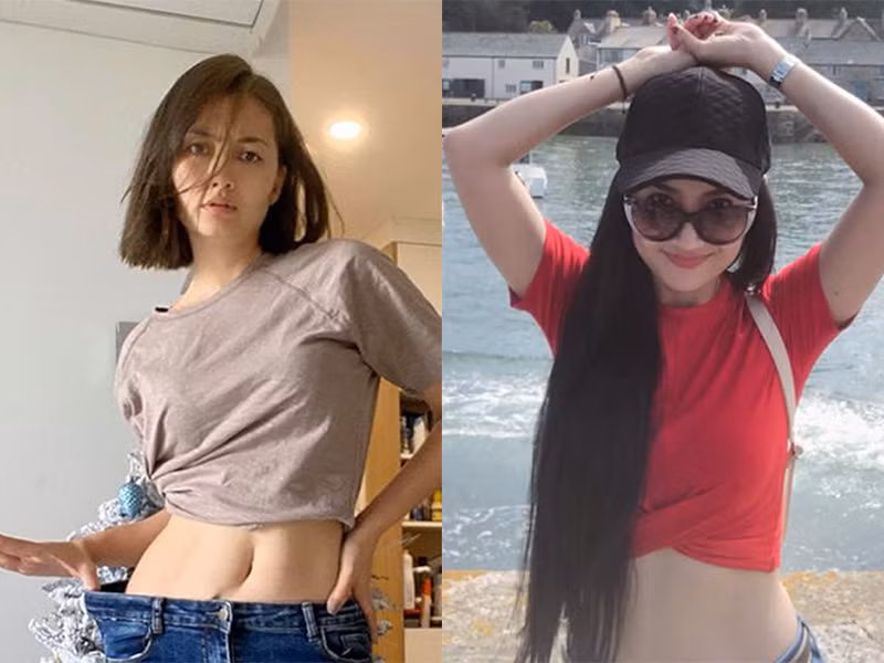 Ngọc Lan và Quỳnh Lam không kém cạnh nhau về vóc dáng.