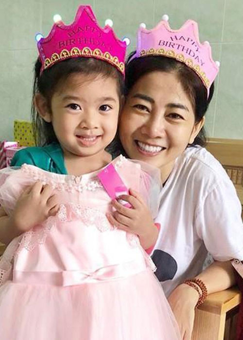 Sinh thời, Mai Phương hết mực yêu thương cô con gái duy nhất của mình.