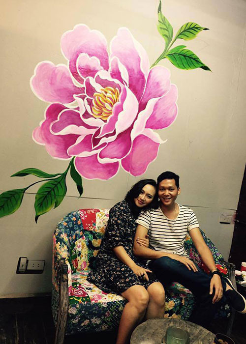 Một trong số những khoảnh khắc ngọt ngào của giọng ca "Giấc mơ trưa" bên chồng.