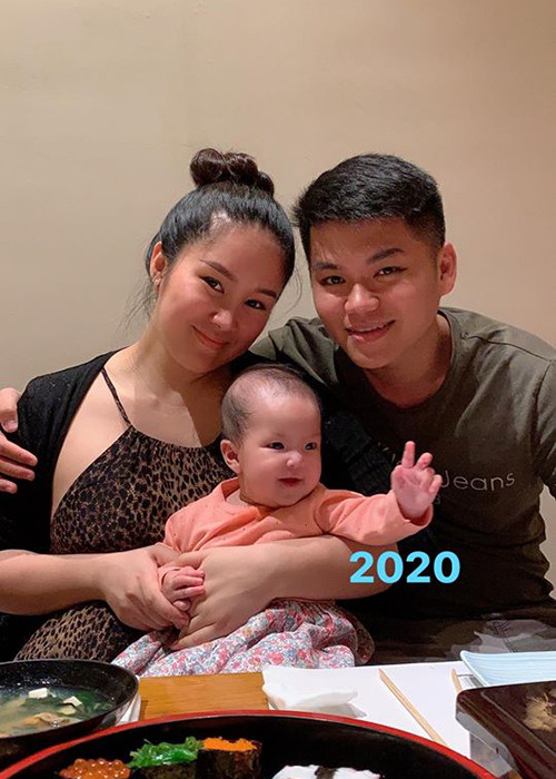 Lê Phương từng cho biết, cô không áp lực từ phía gia đình khi chưa giảm được cân sau sinh.