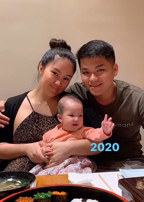 Lê Phương từng cho biết, cô không áp lực từ phía gia đình khi chưa giảm được cân sau sinh.