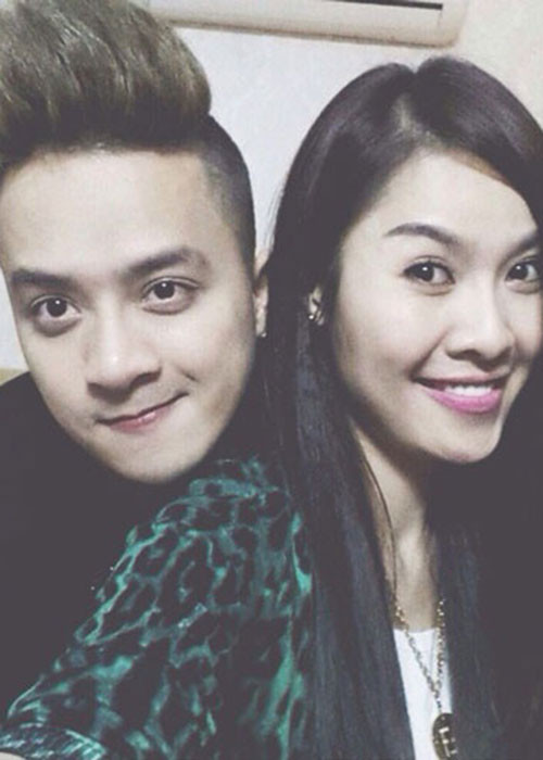 Cao Thái Sơn từng vướng tin đồn hẹn hò Quế Vân khi cả hai quấn quýt không rời. Ảnh: FBNV