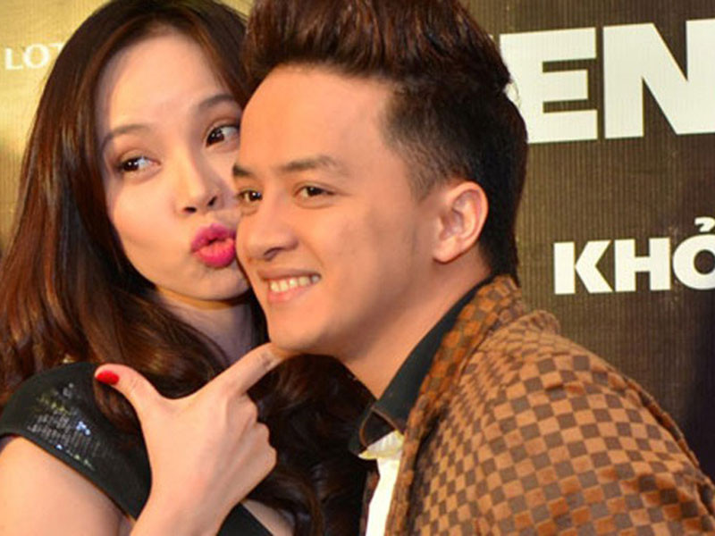 Cao Thái Sơn từng liên tục xuất hiện tình tứ bên siêu mẫu Ngọc Bích (trong ảnh) và người mẫu Hồng Quế. Ảnh: Gia đình Việt Nam