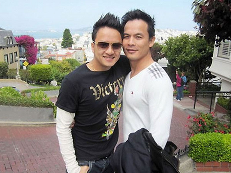 Năm 2012, Cao Thái Sơn trở thành tâm điểm của dư luận bởi loạt ảnh của anh bên một Việt kiều tên Adam Nguyễn. Ảnh: Ngôi sao