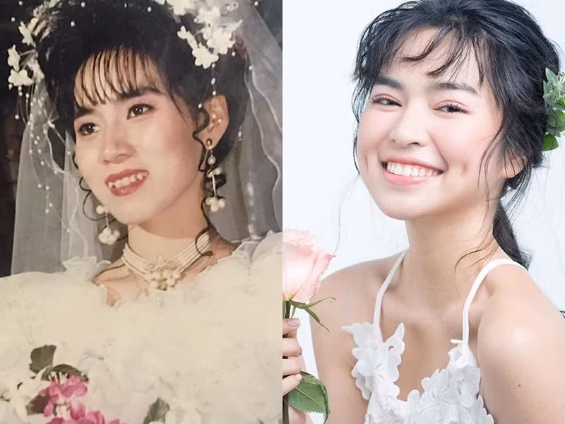 Nữ diễn viên thừa hưởng nhiều nét đẹp từ mẹ.