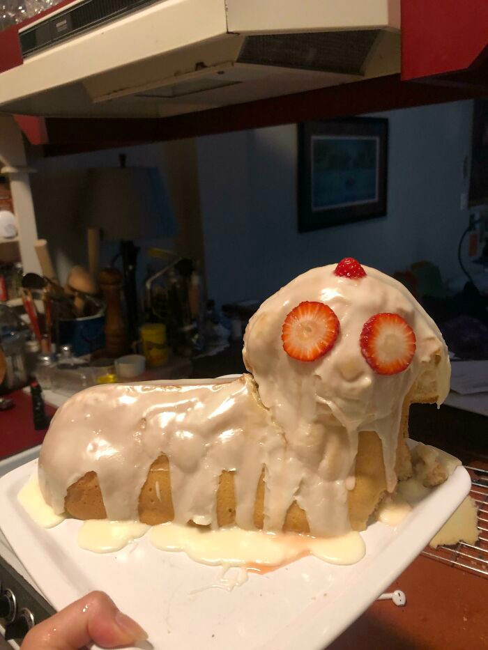 Chiếc bánh đặc biệt cho con trai.