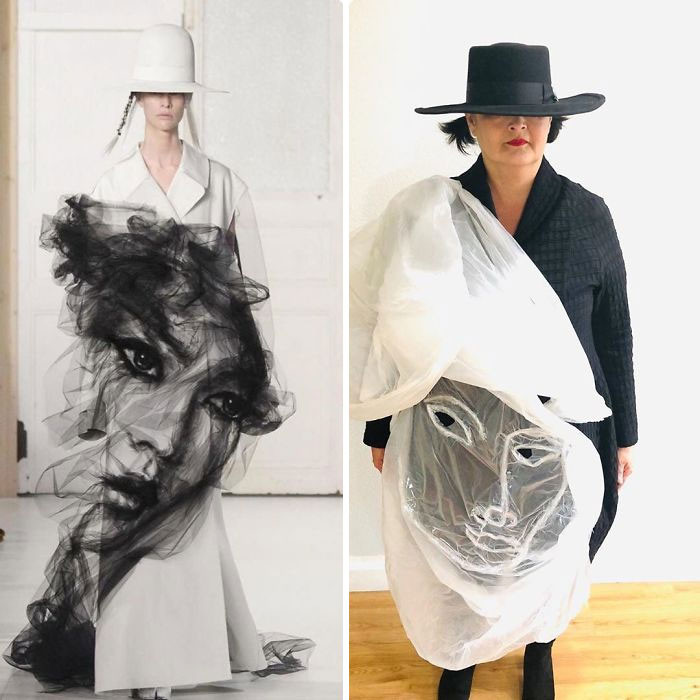 Tôi đã phải tốn 2 tấm nilon cho thiết kế này.