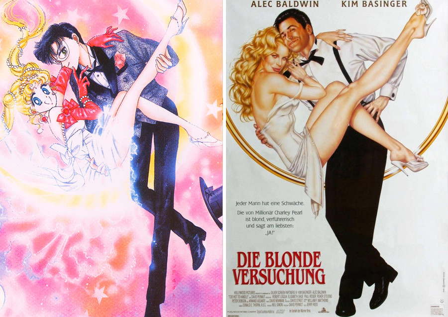 Quả là dáng của nhân vật gợi nhớ đến các tác phẩm nghệ thuật quen thuộc khác.