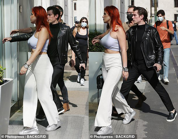 Bella Thorne nổi bật khi diện "cây trắng".