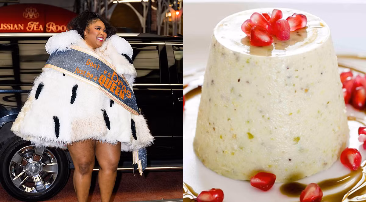 Chiếc áo xòe rộng che kín hết phần trên cơ thế khiến nữ rapper như một chiếc bánh pudding núng nính, di động.