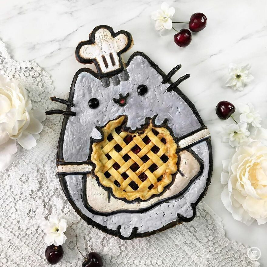 Mèo Pusheen đáng yêu.