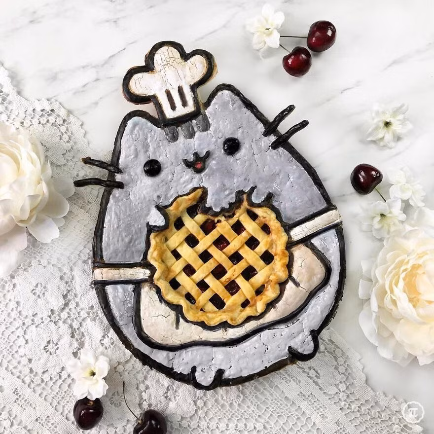 Mèo Pusheen đáng yêu.