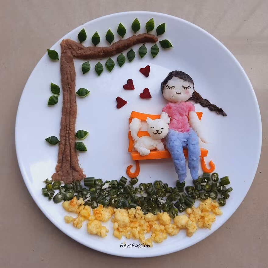 Bé bên thú cưng!