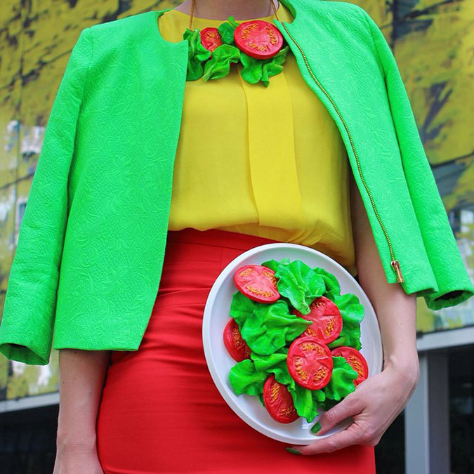 Một chiếc clutch salad trộn cho những nàng ăn kiêng.