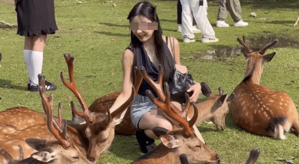 Co gai bi chi trich vi mac vay ngan ngoi len lung huou chup anh-Hinh-3