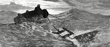 Vào ngày 19/5/1884, tàu Mignonette ra khơi. Trong cuộc hành trình đó, con tàu của thuyền trưởng Tom Dudley gặp phải cơn bão khủng khiếp ở ngoài khơi bờ biển Tây Phi. Sau 4 ngày "vật lộn" với cơn bão trên biển, tàu Mignonette bị một cơn sóng lớn nhấn chìm xuống biển.