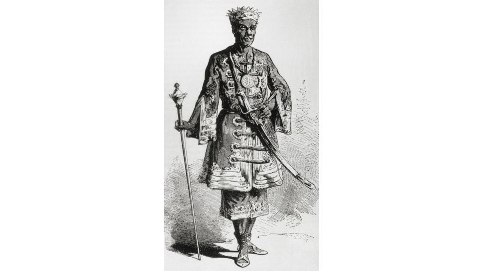 Vua Ghezo đã cai trị vương quốc từ năm 1818 - 1858. Ông được biết đến với việc lãnh đạo một số chiến dịch quân sự chống lại bang Yoruba hùng mạnh trong khu vực, hay Đế chế Oyo. Qua đó, vương quốc Dahomey chấm dứt được việc phải cống nạp nô lệ hàng năm.