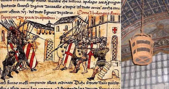 Giới chức trách Bologna đã tập hợp lực lượng hùng hậu gồm: 30.000 lính bộ binh và 2.000 kỵ binh. Trong khi đó, phía Modena triển khai 5.000 lính bộ binh và 2.000 kỵ binh. Khu vực diễn ra cuộc chiến là vùng Zappolino ngày nay.