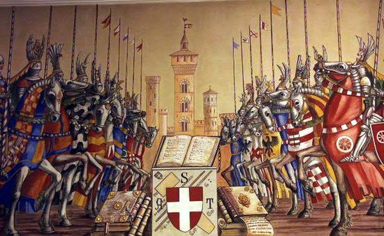 Cụ thể, trận chiến Zappolino xảy ra giữa 2 thành phố Bologna và Modena của Italy vào năm 1325. Cuộc chiến nổ ra sau khi một nhóm lính Modena đột nhập vào Bologna và lấy trộm một thùng gỗ sồi dùng để lấy nước giếng ở trung tâm thành phố.