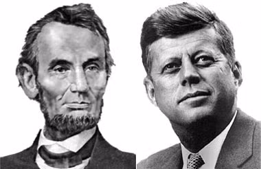 Hai người kế nhiệm của Tổng thống Lincoln và Kennedy đều tên là Johnson. Họ đều là phó Tổng thống và là thành viên Đảng Dân chủ.
