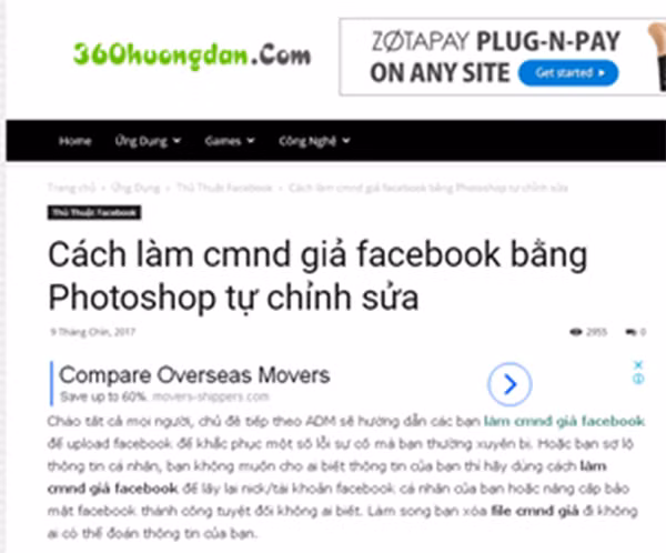 Cách làm giả CMND được phổ biến công khai trên mạng